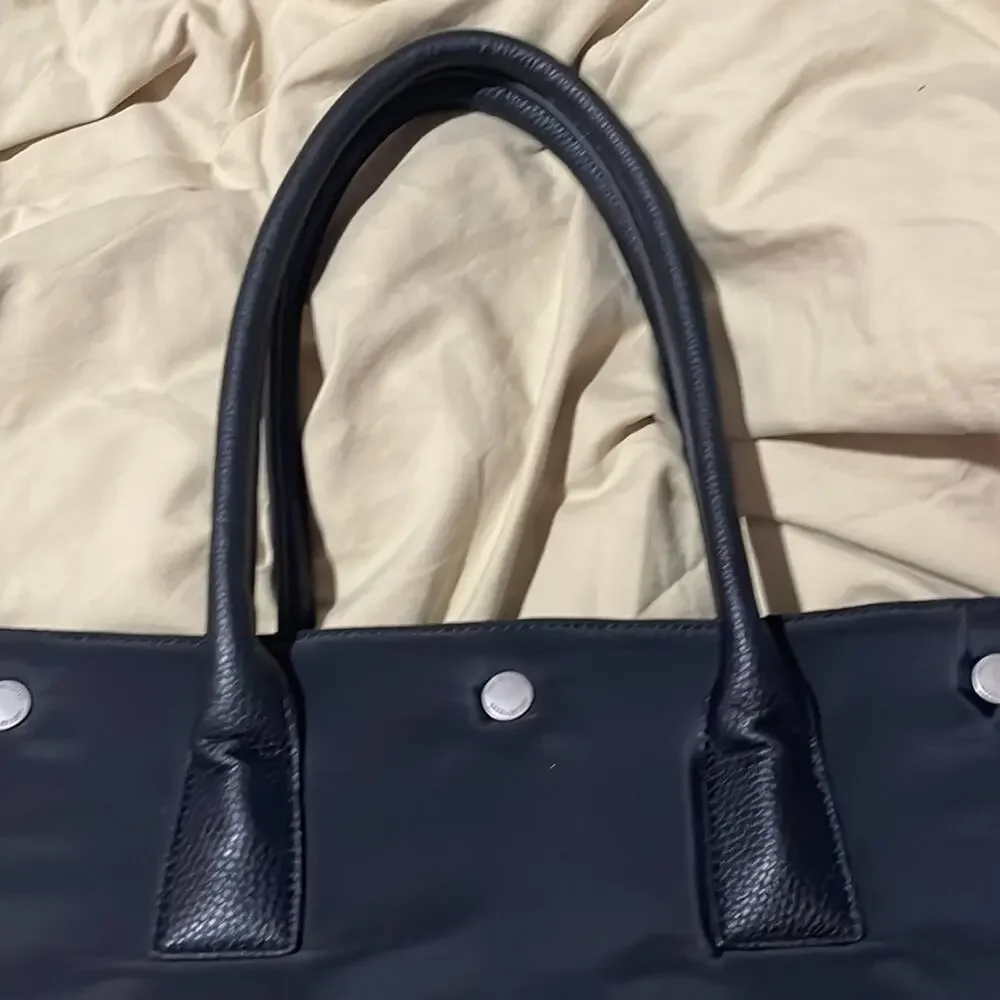 Avec Les Filles black mixed material tote bag nwt and perfect unworn condition